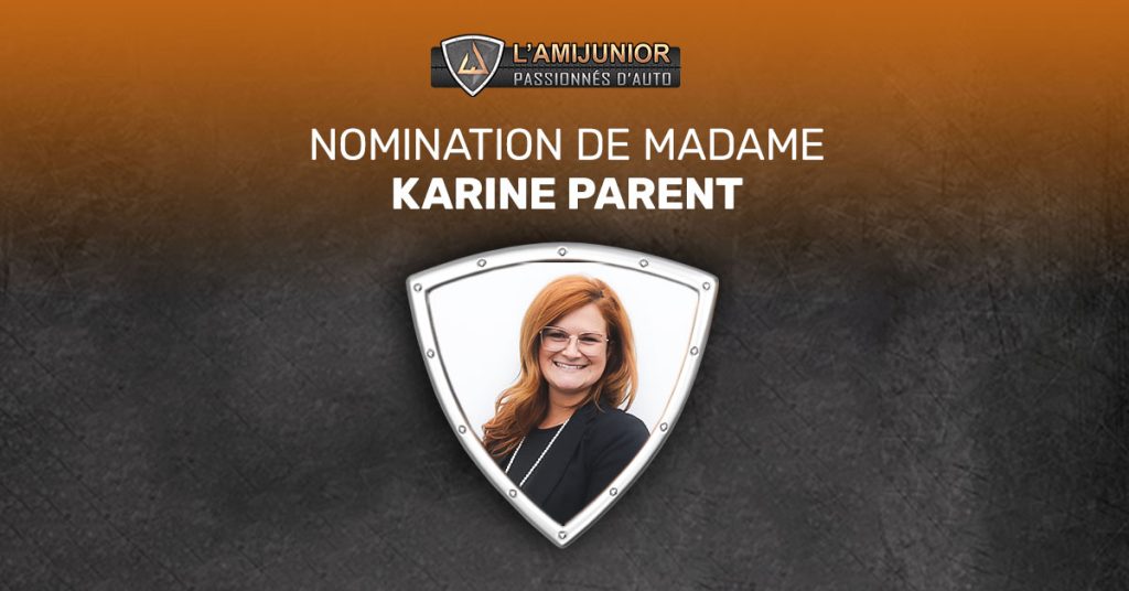 Il nous fait plaisir d’accueillir Madame Karine Parent au sein de l’équipe de l’Ami Auto Crédit.